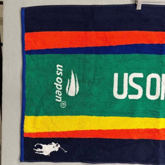 POLO Ralph Lauren Official 2024 US Open Tennis Player Towel 24x44in - Picture 3 of 12